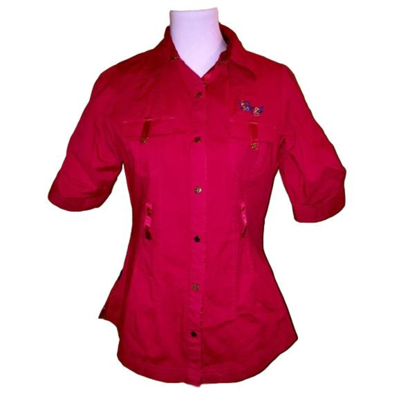 Coogi Red Shirt - Large - NWT - Picture 1 of 6